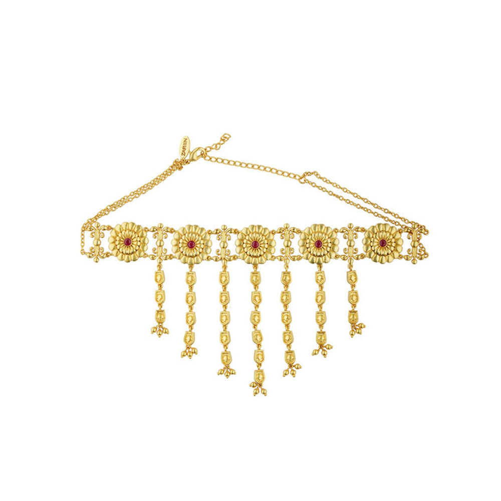 ZARIIN Floral Legacy Choker Necklace