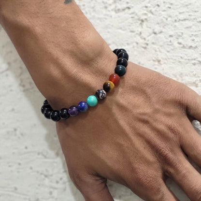 ZARIIN Chakra Healing Beaded Bracelet - Men