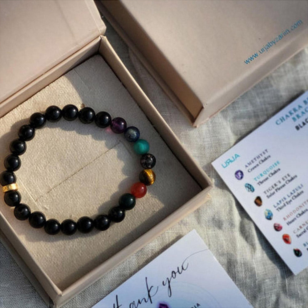 ZARIIN Chakra Healing Beaded Bracelet - Men