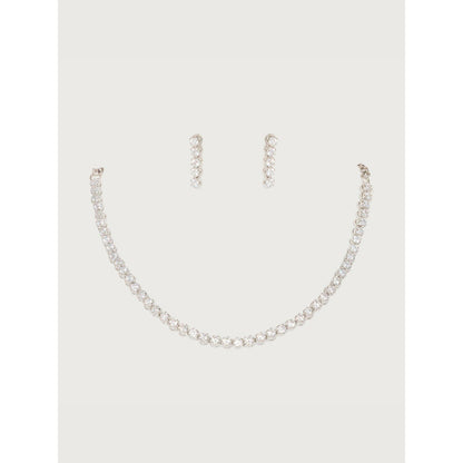 Zevar By Geeta Yahvi Necklace With Pair Of Earring