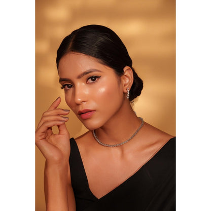 Zevar By Geeta Yahvi Necklace With Pair Of Earring