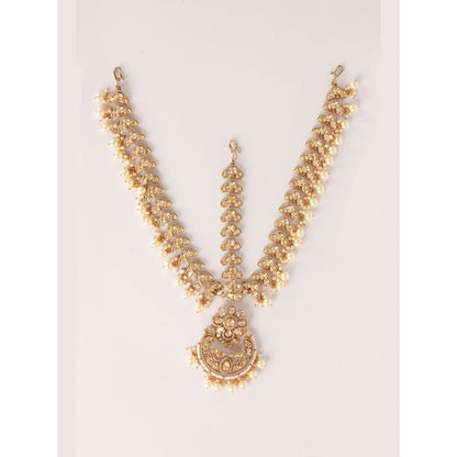 Zevar By Geeta Gold Fakia Polki Matha Patti