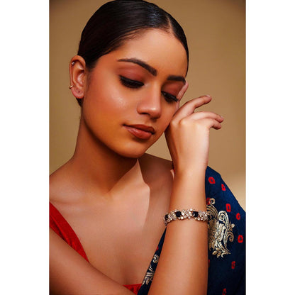 Zevar By Geeta Blue Hiya Diamond Kada
