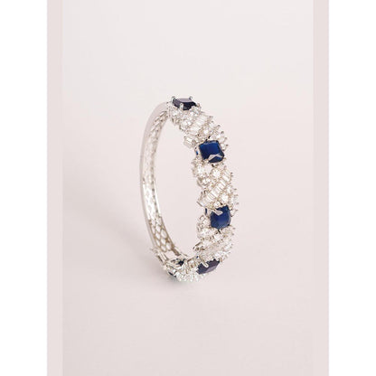 Zevar By Geeta Blue Hiya Diamond Kada