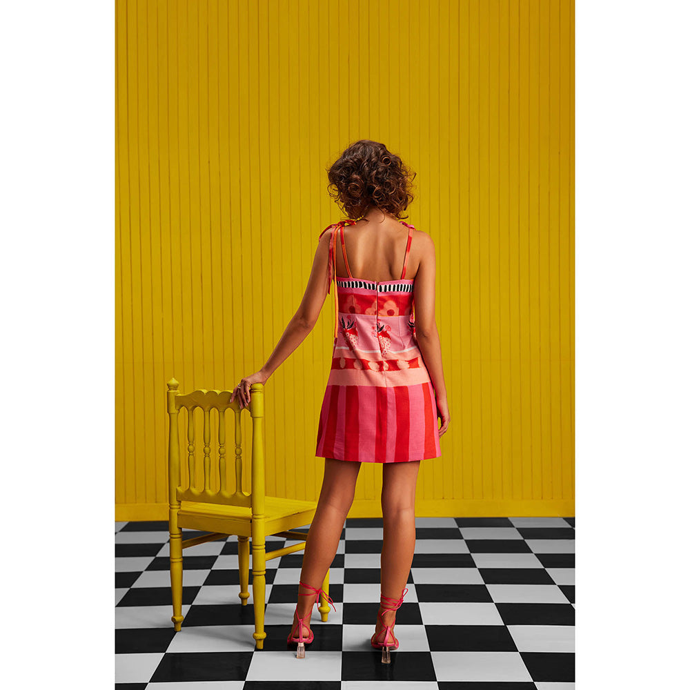 Zip by Payal & Zinal Hearts Unlocked Funky Love Burst Dress