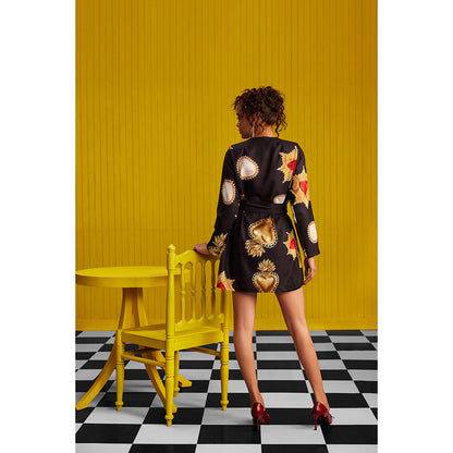 Zip by Payal & Zinal Hearts Unlocked Midnight Magic Dress