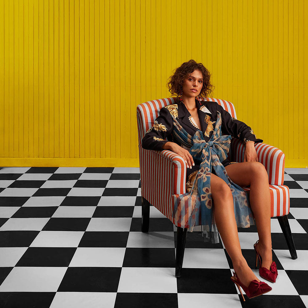 Zip by Payal & Zinal Hearts Unlocked Butterfly Kiss Dress