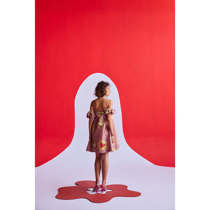 Zip by Payal & Zinal Hearts Unlocked Sunset Romance Dress