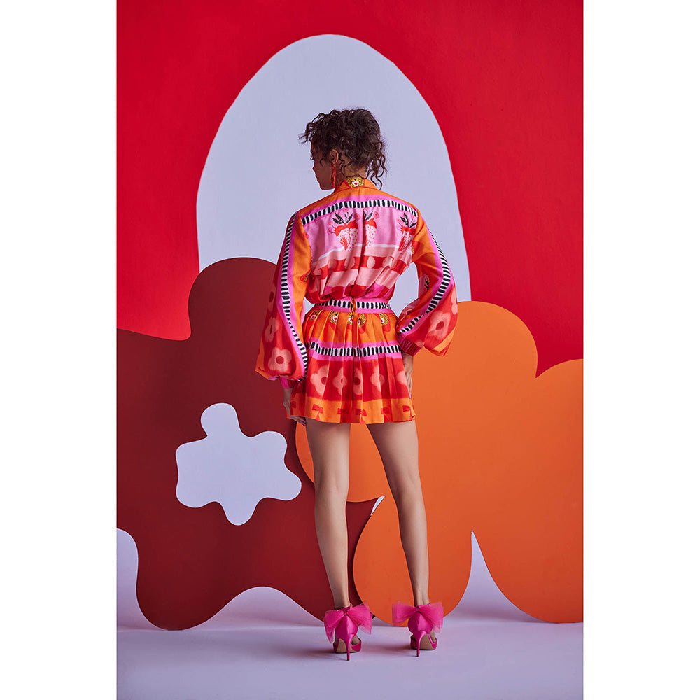 Zip by Payal & Zinal Hearts Unlocked Kiss Me Quick Skirt