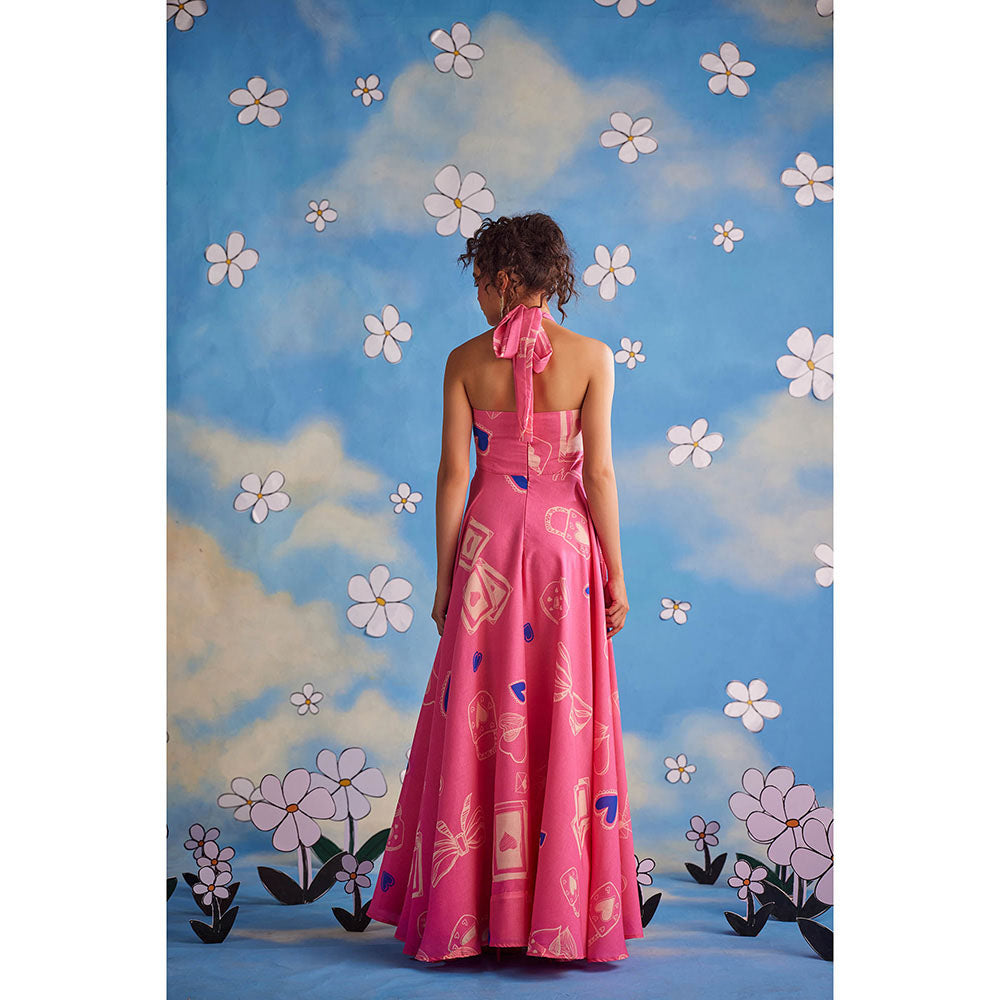 Zip by Payal & Zinal Hearts Unlocked Alice In Wonderland Dress