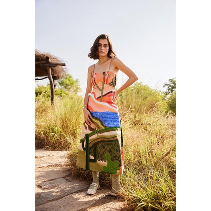 Zip by Payal & Zinal Sandy Sorbet Multi-Color Dress