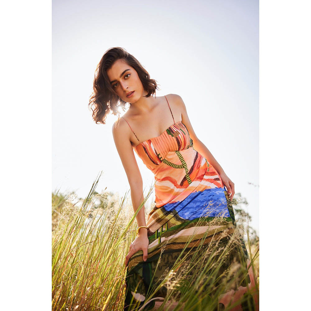 Zip by Payal & Zinal Sandy Sorbet Multi-Color Dress