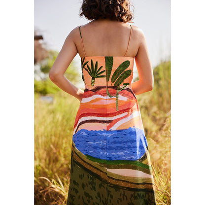 Zip by Payal & Zinal Sandy Sorbet Multi-Color Dress