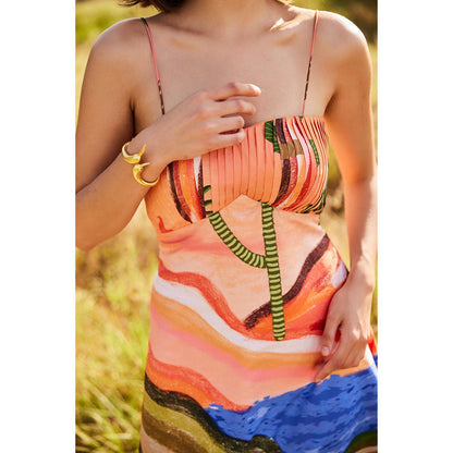 Zip by Payal & Zinal Sandy Sorbet Multi-Color Dress