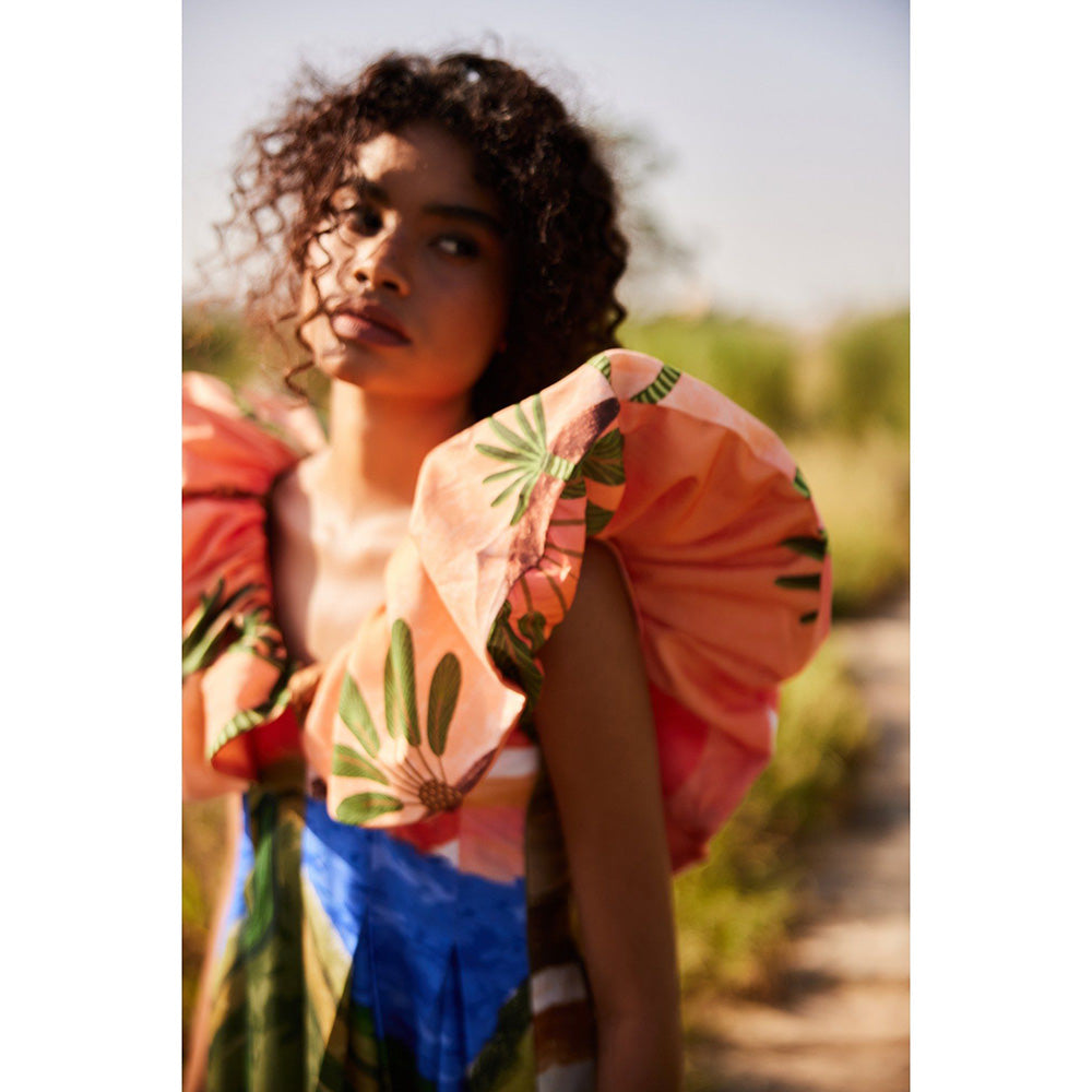 Zip by Payal & Zinal Dessert Daisy Dance Multi-Color Dress