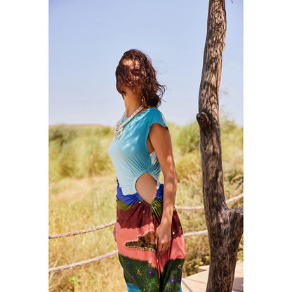 Zip by Payal & Zinal Twirls & Tulips Multi-Color Dress