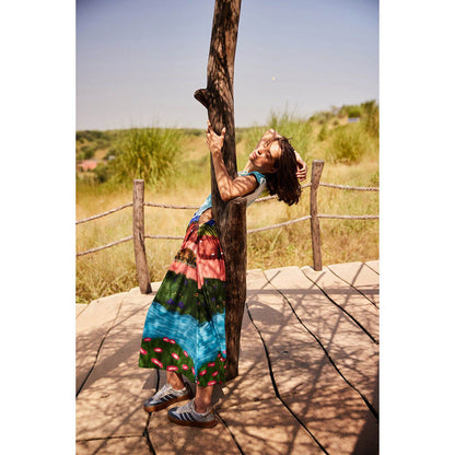 Zip by Payal & Zinal Twirls & Tulips Multi-Color Dress