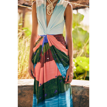 Zip by Payal & Zinal Waves & Wonders Multi-Color Dress