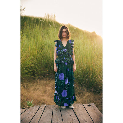 Zip by Payal & Zinal Daisy Dreams Green Dress