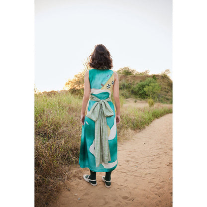 Zip by Payal & Zinal Mermaid's Whisper Multi-Color Dress