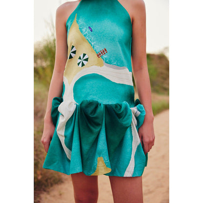 Zip by Payal & Zinal Seaside Swirls Multi-Color Dress