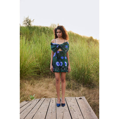 Zip by Payal & Zinal Periwinkle Paradise Green Jumpsuit