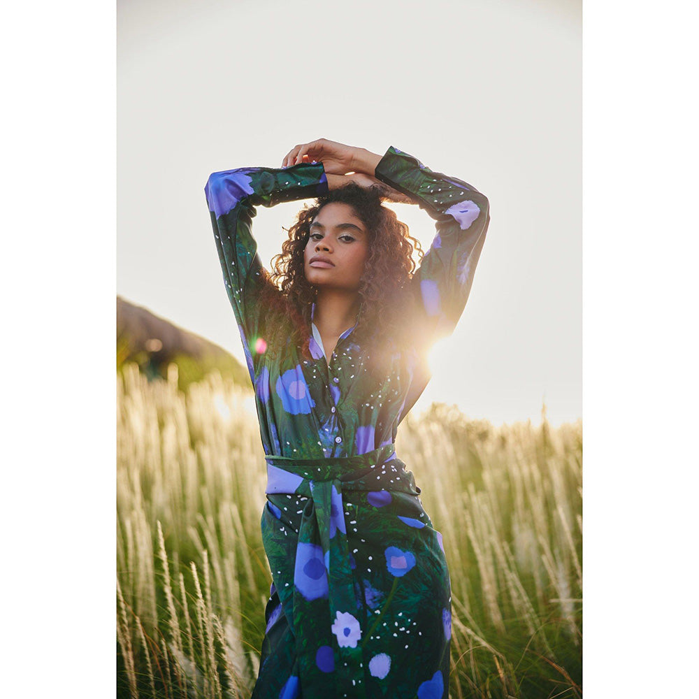 Zip by Payal & Zinal Garden Gala Green Co-Ord (Set of 2)