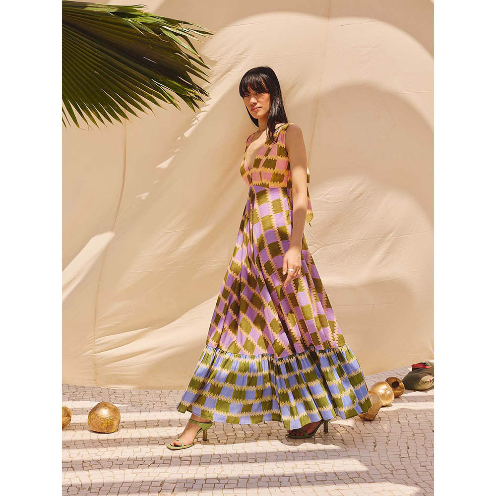 Zip by Payal & Zinal Crazy Checks Dress