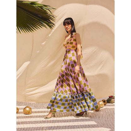 Zip by Payal & Zinal Crazy Checks Dress