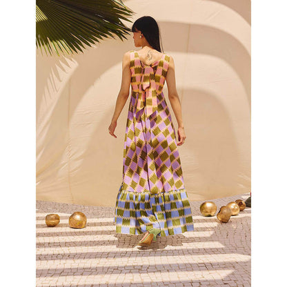 Zip by Payal & Zinal Crazy Checks Dress