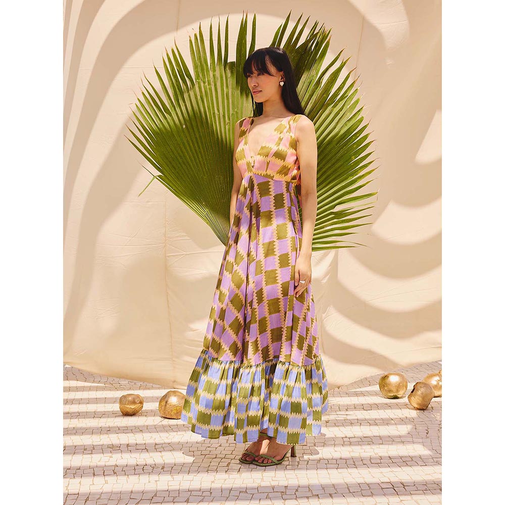 Zip by Payal & Zinal Crazy Checks Dress