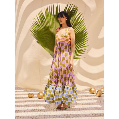 Zip by Payal & Zinal Crazy Checks Dress