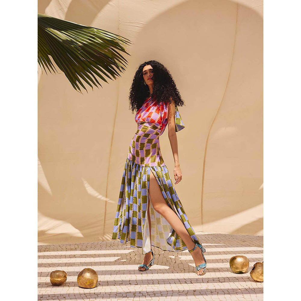 Zip by Payal & Zinal Scarlet Haze Dress