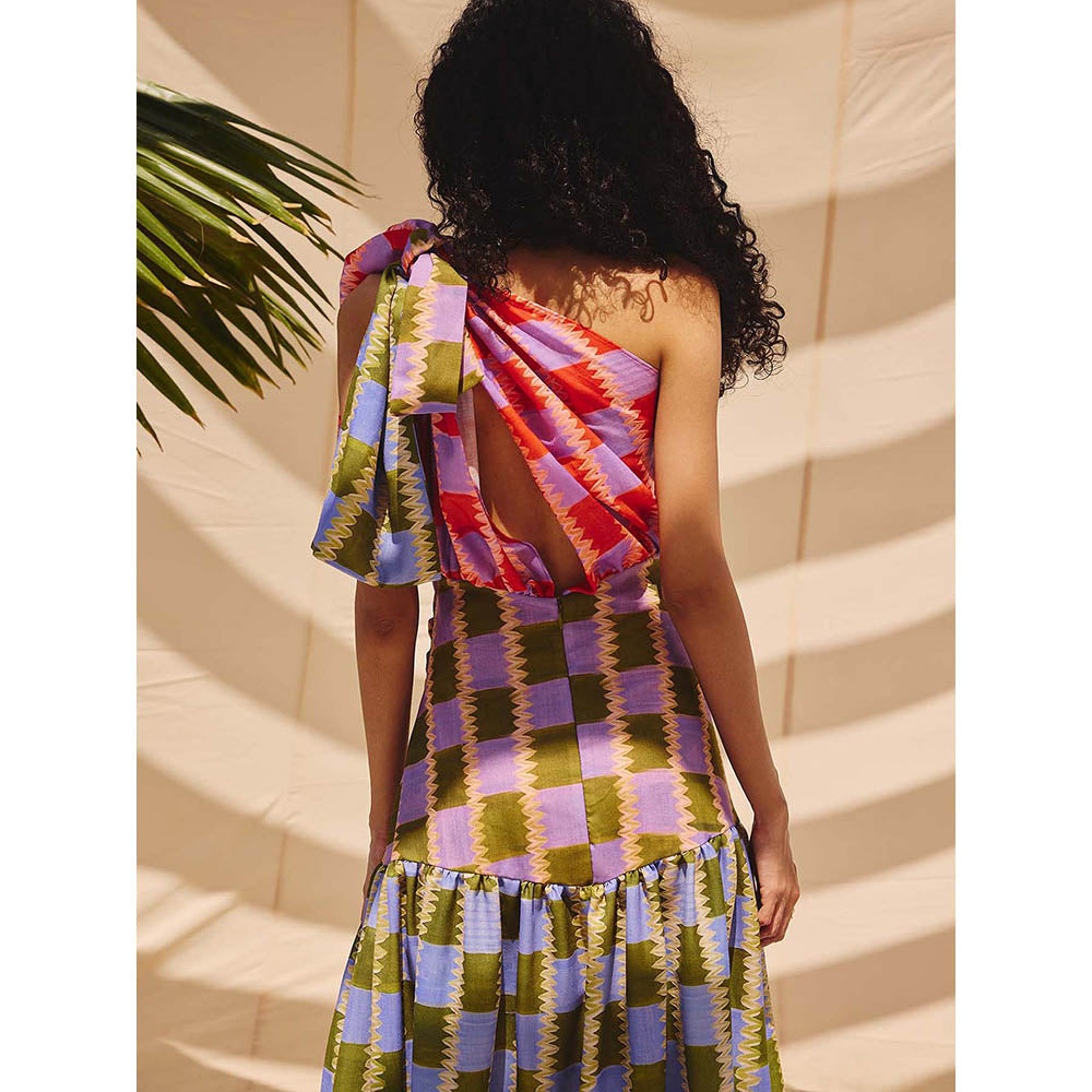 Zip by Payal & Zinal Scarlet Haze Dress