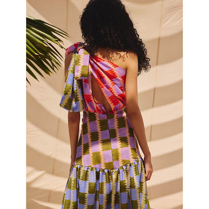 Zip by Payal & Zinal Scarlet Haze Dress