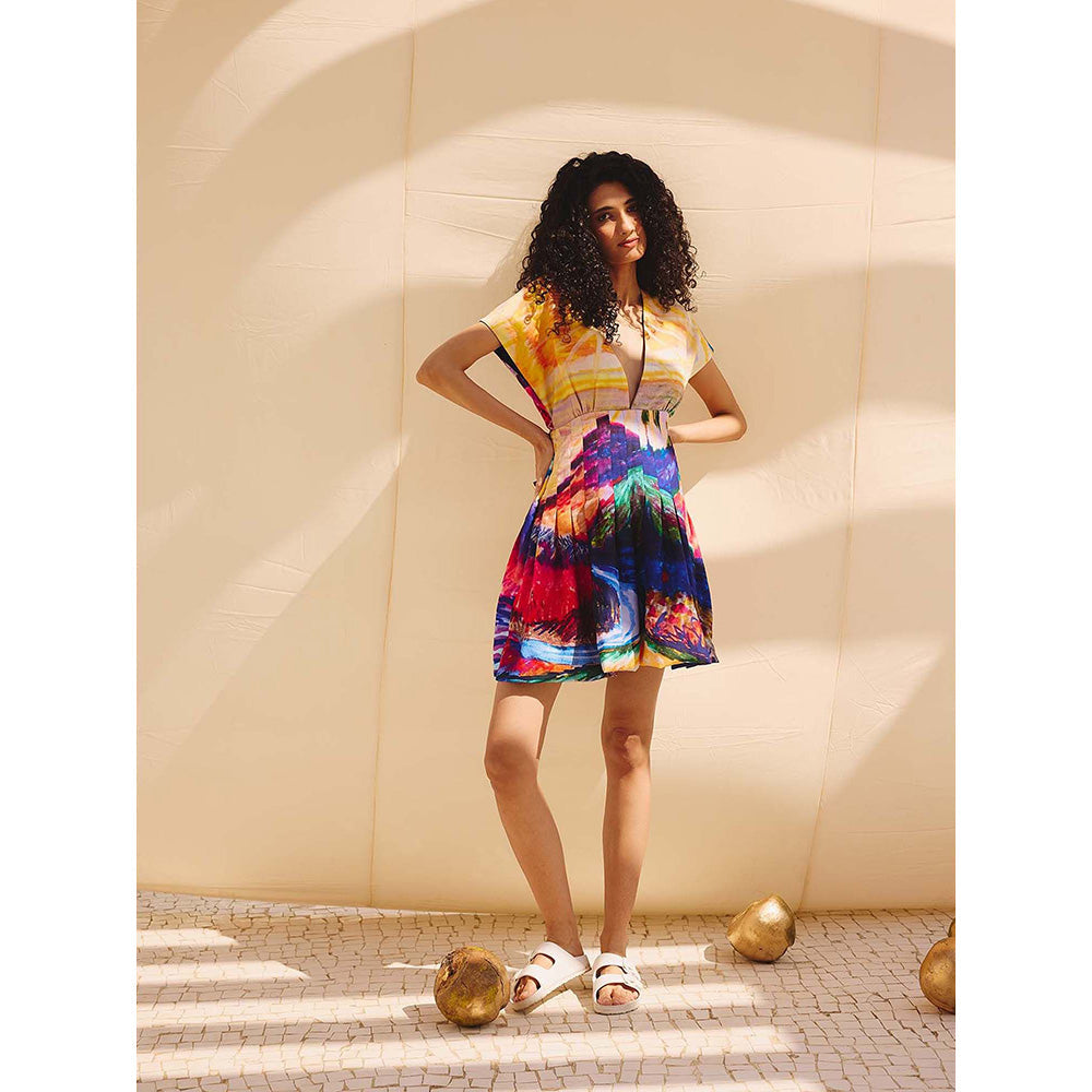 Zip by Payal & Zinal Vivid Rush Dress