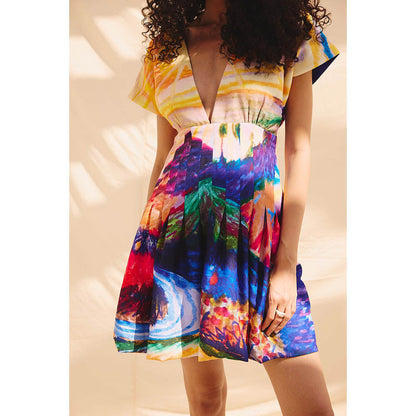 Zip by Payal & Zinal Vivid Rush Dress