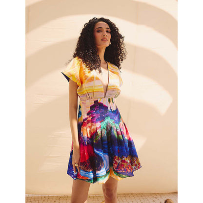 Zip by Payal & Zinal Vivid Rush Dress