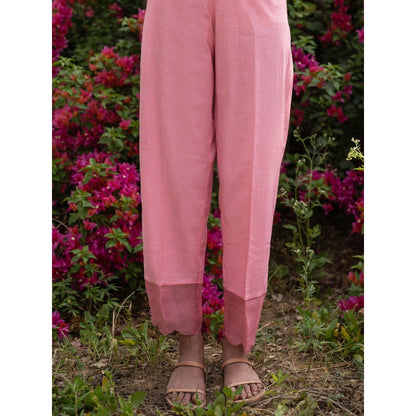 Zoon A Pink Printed Kurta and Pant (Set of 2)