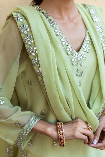 Hoor Pista Sharara Set