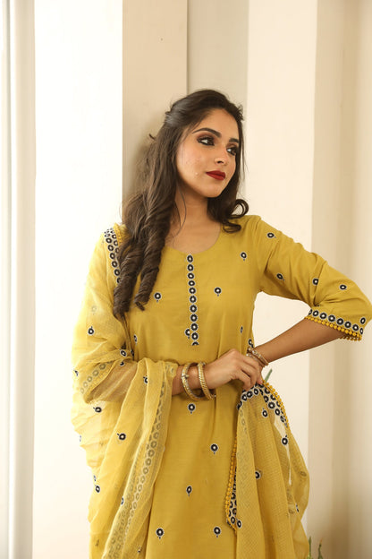 Panchi Yellow Set