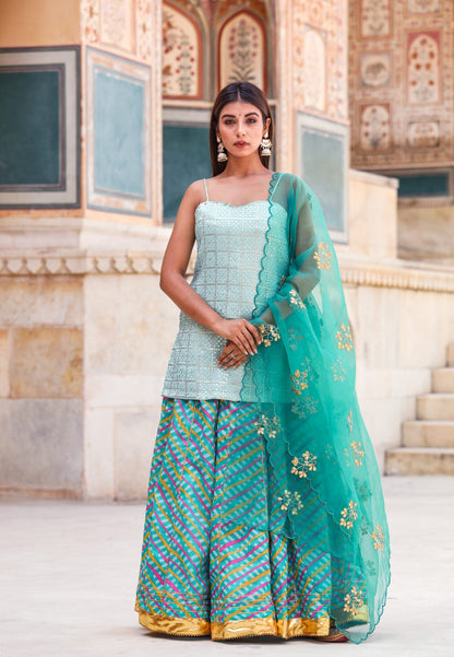 Devaki Green Lehenga Set