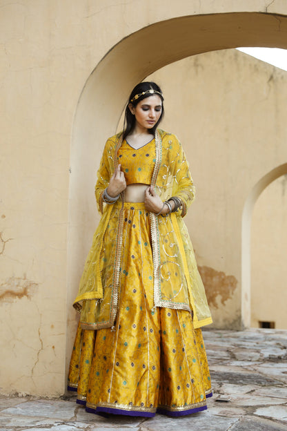 Kashika Kapoor In Aisha Yellow Lehenga Set
