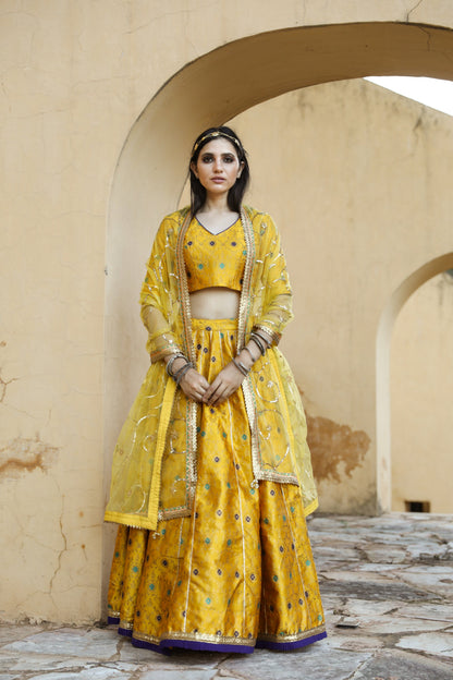 Kashika Kapoor In Aisha Yellow Lehenga Set