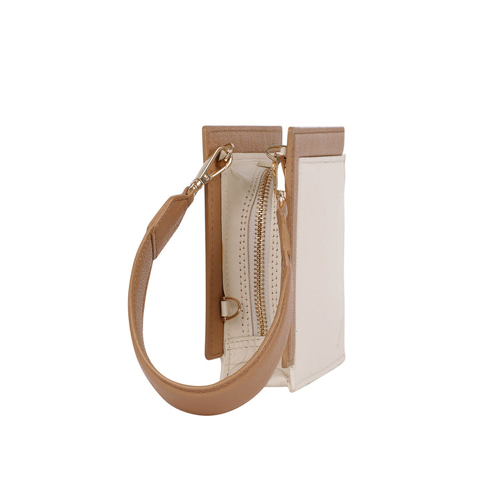 Adisee Cami Bag in Ivory and Sand