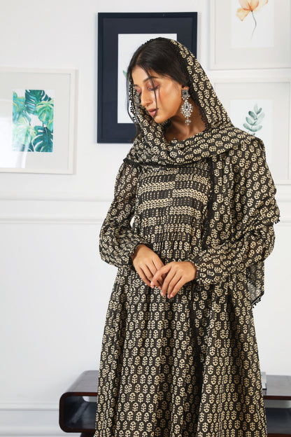 Abaya Black Set