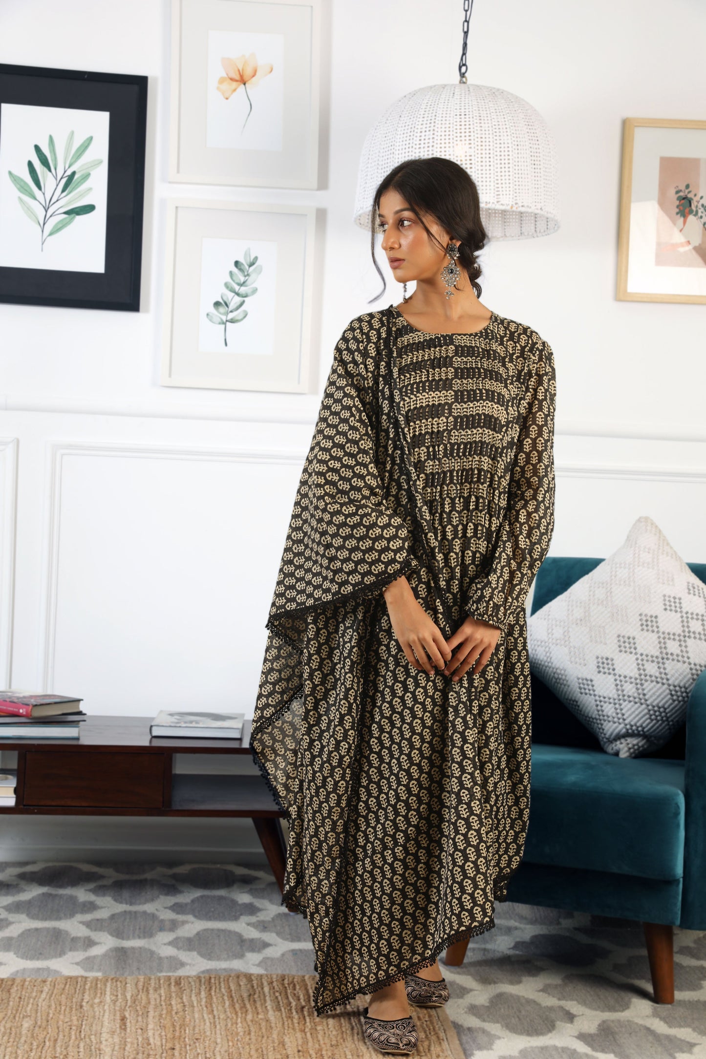 Abaya Black Set