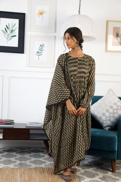 Abaya Black Set