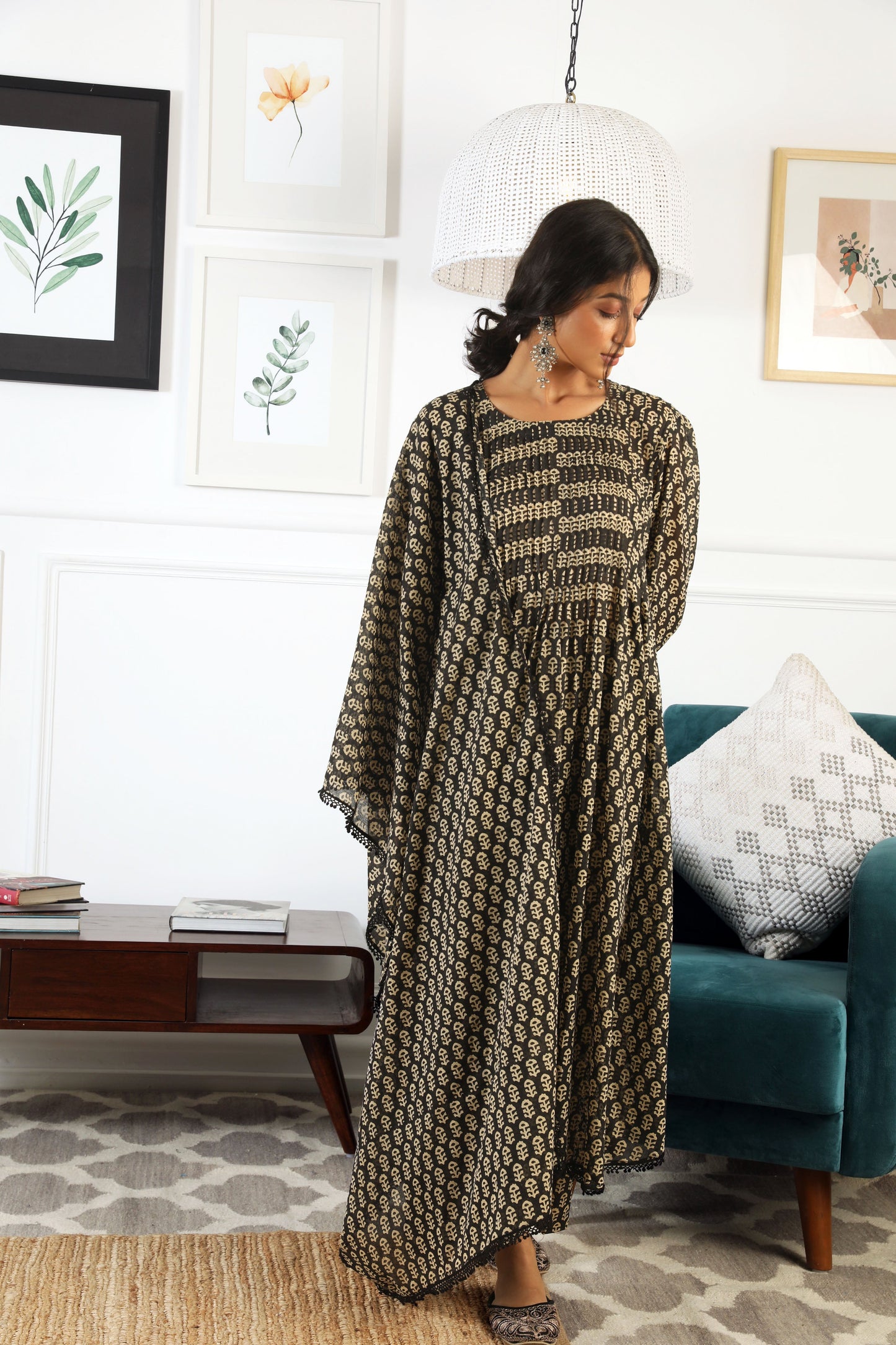 Abaya Black Set