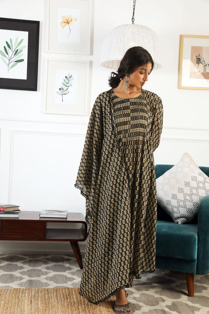 Abaya Black Set